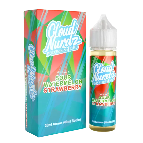 CLOUD NURDZ - POD EDITION - ICE SOUR WATERMELON STRAWBERRY