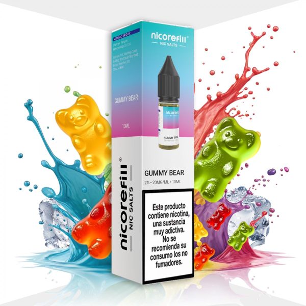 NICOREFILL- BLUE RAZZ GUMMY BEAR 10ML
