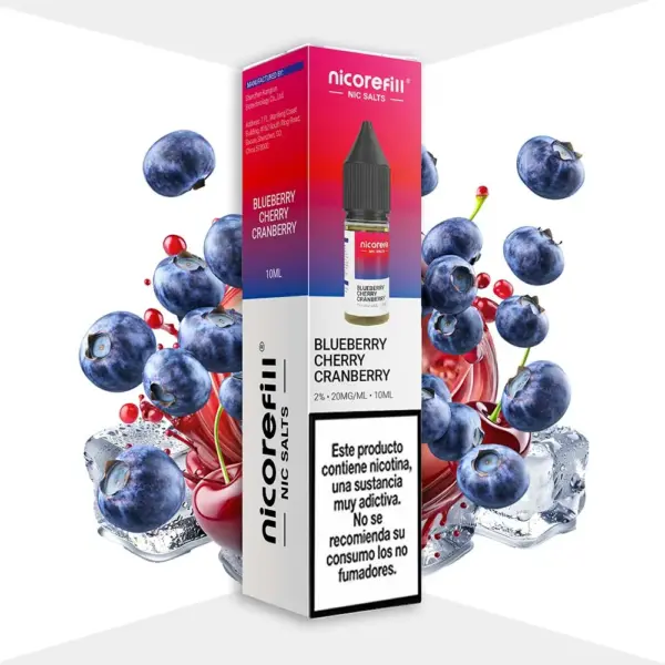 NICOREFILL-BLUEBERRY CHERRY CRANBERRY 10ML
