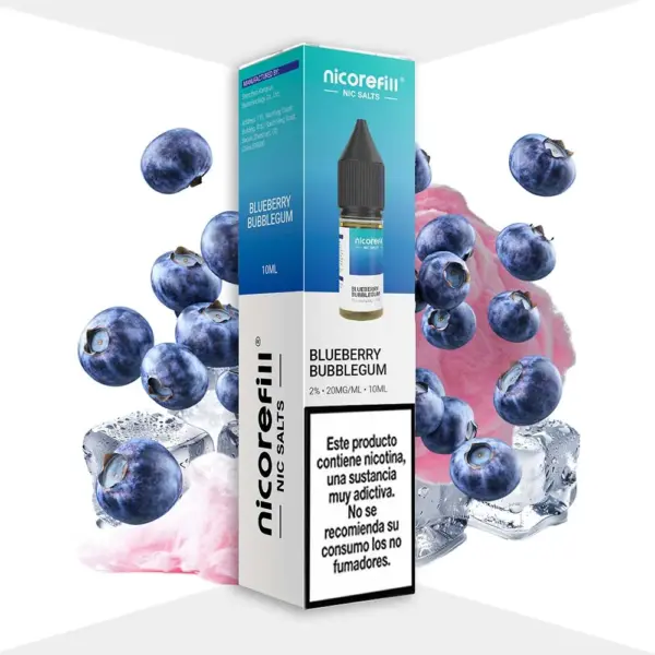 NICOREFILL- BUEBERRY BUBBLEGUM 10ML