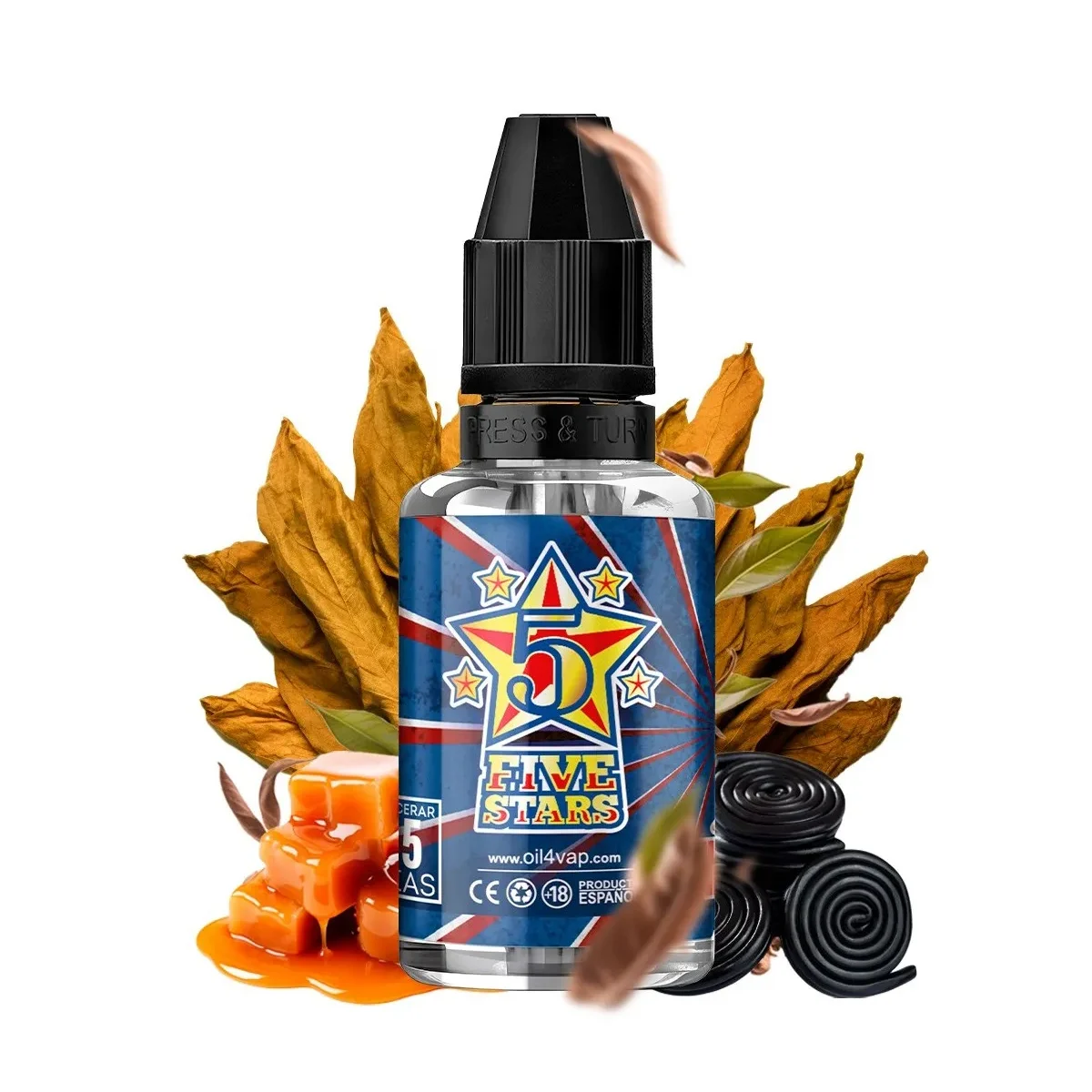 OIL4VAPE – FIVE STARTS LONGFIL 30ML8ML OIL4VAPE – FIVE STARTS LONGFIL 30ML8ML - Imagen 1