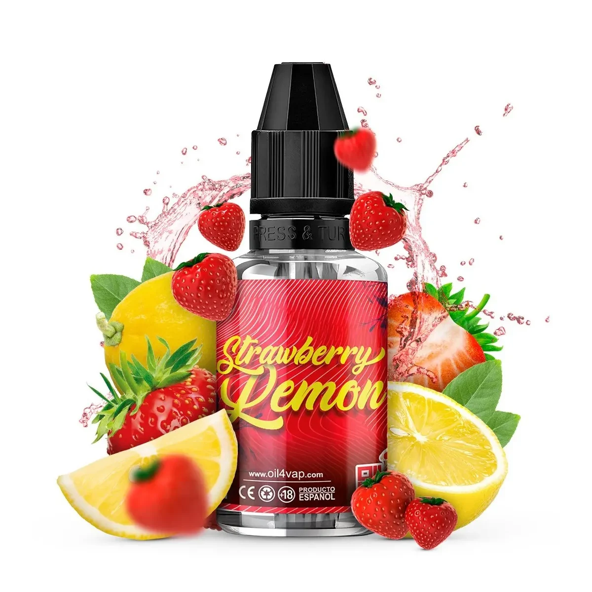 OIL4VAPE – STRAWBERRY LEMON LONGFIL 30ML8ML OIL4VAPE – STRAWBERRY LEMON LONGFIL 30ML\8ML - Imagen 1