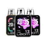 Dispositivo de vapeo Leiom Alfa Smart con pantalla LED, conectividad Bluetooth y compatible con cápsulas Xros Vaporesso